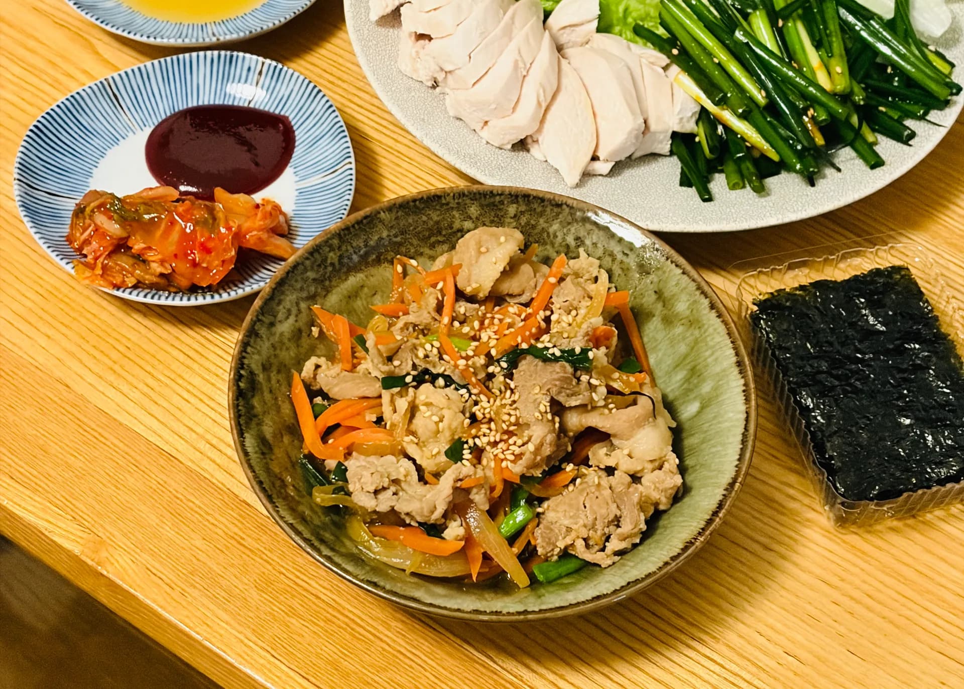 豚肉で美味しくできるの助かる。